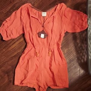 Coral  Romper - Small